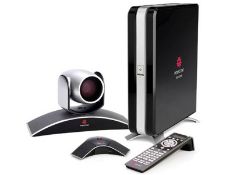 Polycom HDX 6000 Video Conference System Base, Camera, Microphone & Remote Control