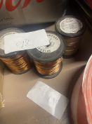 2 Reels of Copper Wire 1 Reel of Silverplated Copper Wire