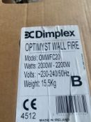 Dimplex Optimyst Wall Fire Brand New