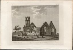 Hoath Church Howth Co Dublin Rare 1791 Francis Grose Antique Print