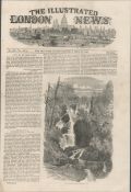 A Day In Killarney Ireland 1849 Antique Wood Engraved Print