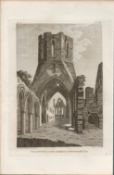 Tristernaugh Abbey Co West Meath Rare 1791 Francis Grose Antique Print.