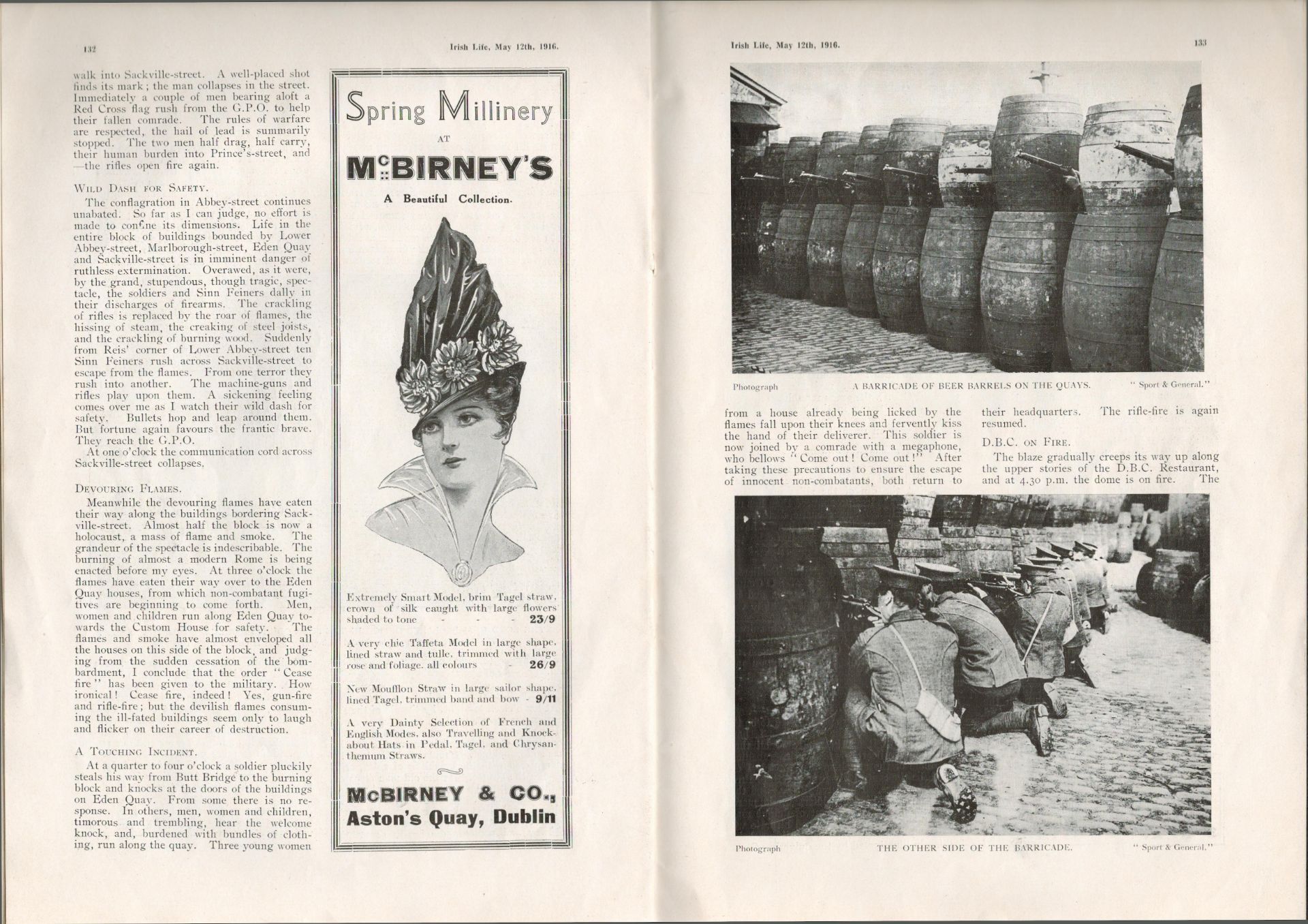 Rare Edition Pictures and Reports of the Easter Rising 1916 Magazine - Image 9 of 9