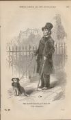 London Victorian Blind Boot Lace Seller Antique 1864 Henry Mayhew Print.