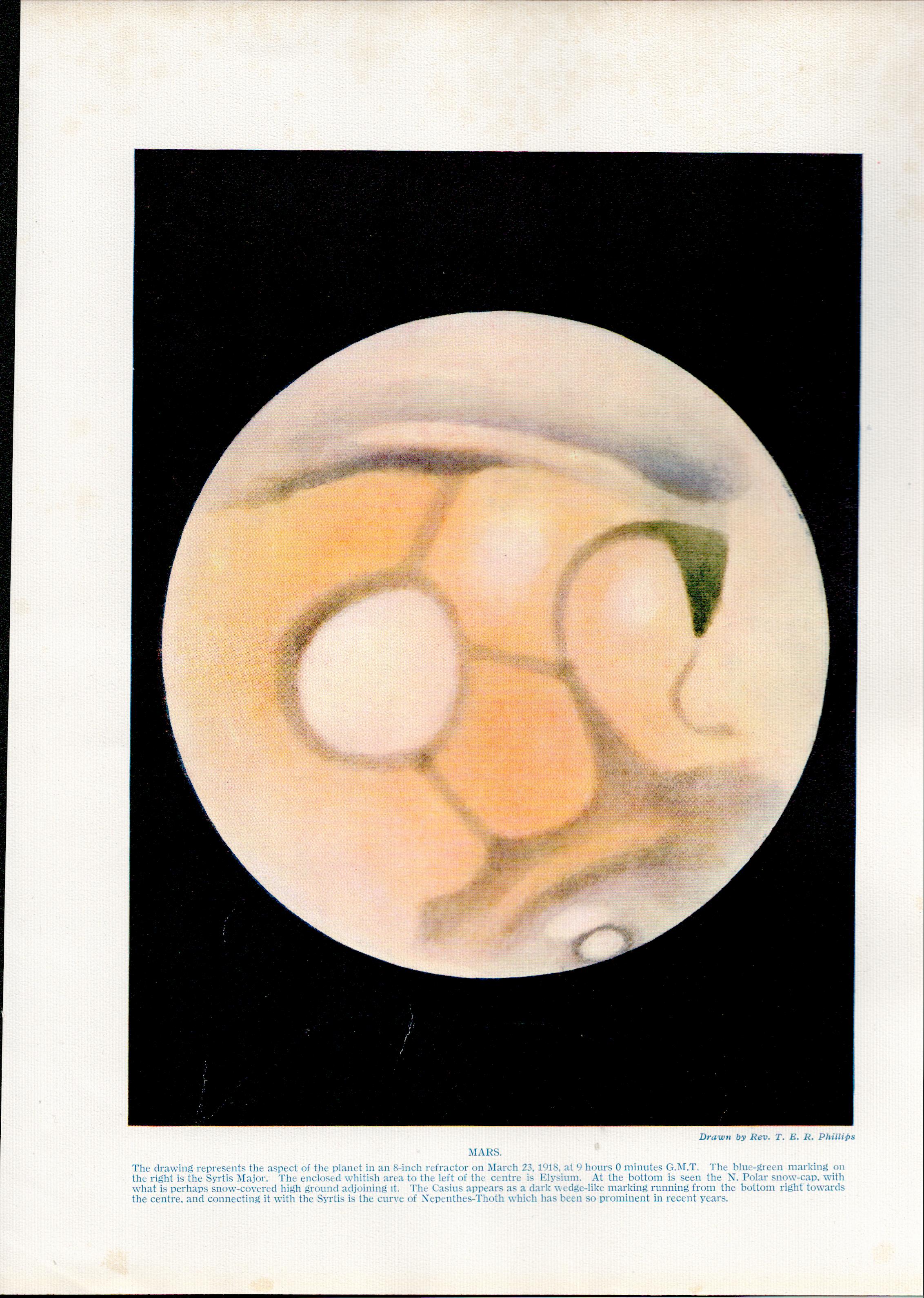 Collection of 8 Astronomy Space Planets Etc Antique Linen Book Plates. - Image 7 of 9