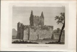 Birmingham Castle Athenry Co Galway Rare 1791 Francis Grose Antique.