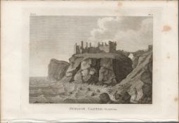 Dunluce Co Antrim Rare 1791 Francis Grose Antique Print.