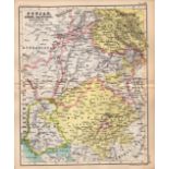 Punjab Sindh Kashmir Etc Double Sided Antique 1896 Map.