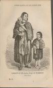 London Victorian Workhouse Vagrant Family 1864 Henry Mayhew Print.