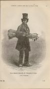 London Walking Sticks Seller Rare Victorian 1864 Henry Mayhew Print.
