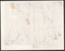 G.B. - Queen Elizabeth II 1977 Preliminary sketches by Patrick Oxenham for the British Wildlife