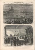 Arrival of Fenian Prisoners at Mountjoy Prison Dublin 1866