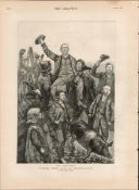 Political Prisoner 1888 with a Local Hero Cheered in the Streets West of Ireland.