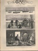 The Famine & Distress West of Ireland 1880 Antique Print