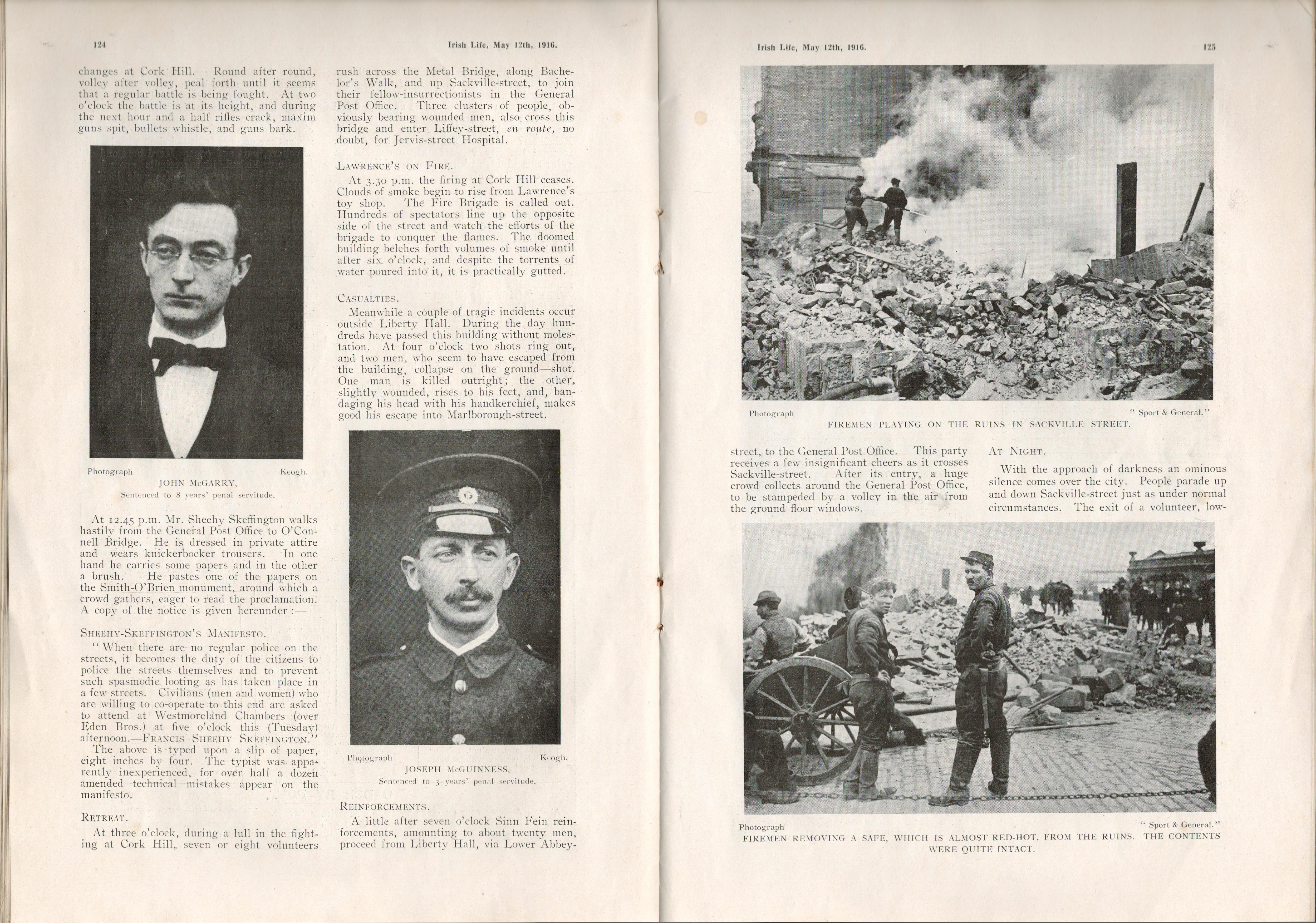 Rare Edition Pictures and Reports of the Easter Rising 1916 Magazine - Image 6 of 9