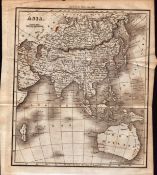 Asia 200 Years Old George VI Antique J WalkeR 1822 Map.