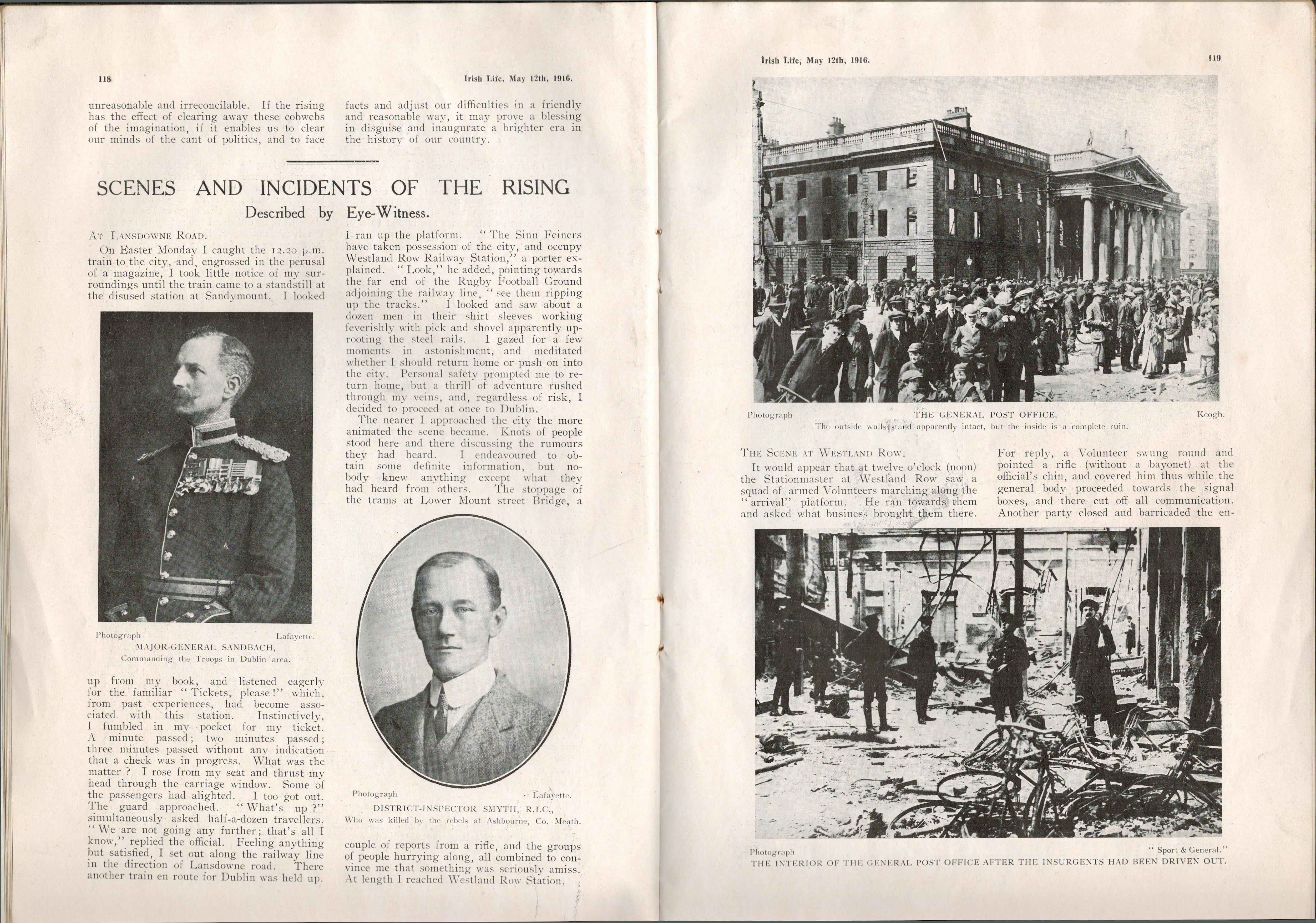 Rare Edition Pictures and Reports of the Easter Rising 1916 Magazine - Image 7 of 9