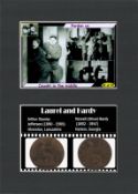 Laurel & Hardy Hollywood Legends Mount & Coin Gift Set.