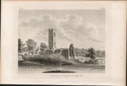 Bennada Friary Co Sligo Tara Rare 1791 Francis Grose Antique Print.