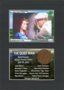 The Quiet Man John Wayne Mounted Card & a Irish 1952 Coin Display Gift Set.