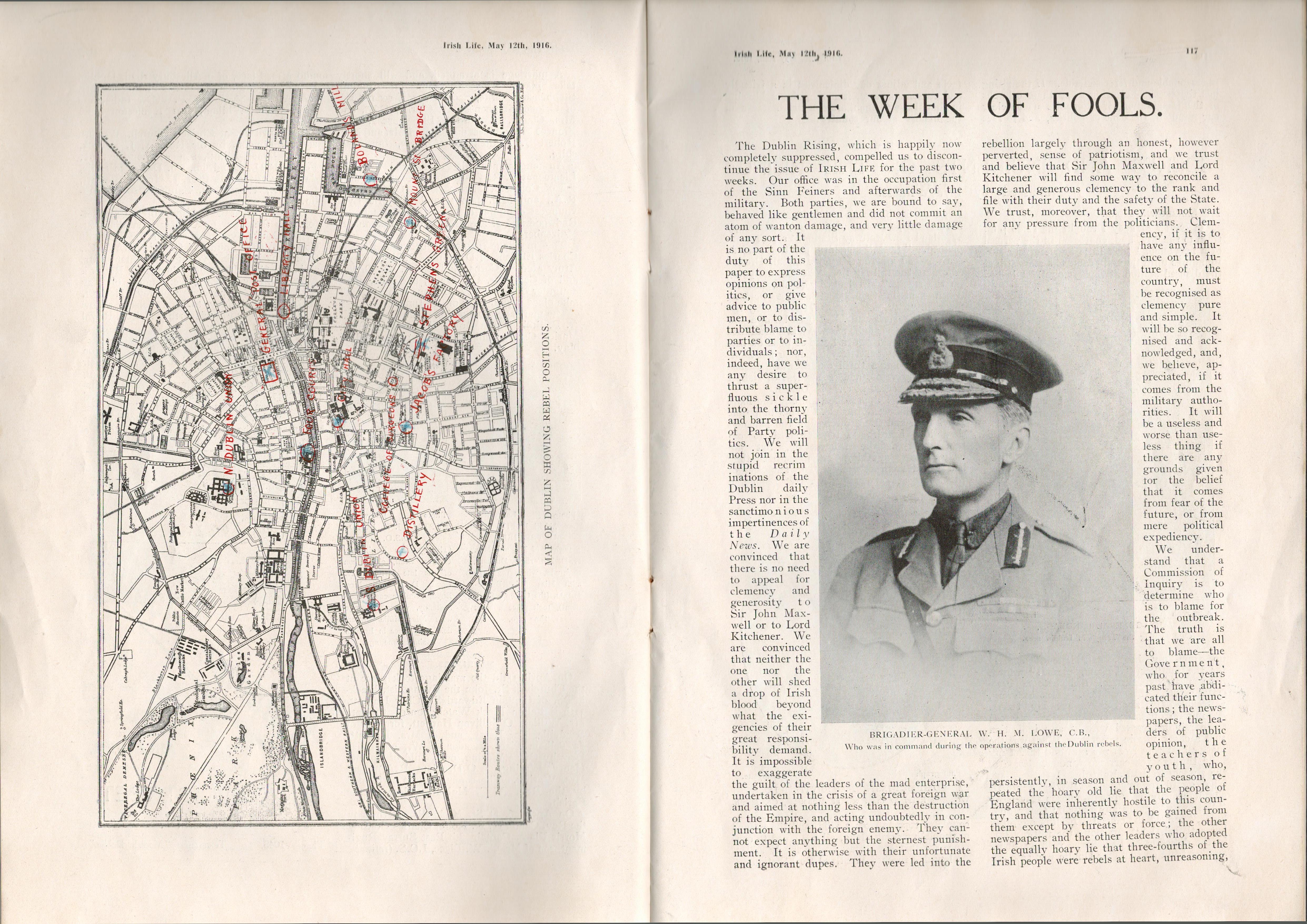 Rare Edition Pictures and Reports of the Easter Rising 1916 Magazine - Image 8 of 9