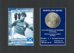 Rangers FC Wins 1972 ECWC Mounted Card & Coin Gift Set 8