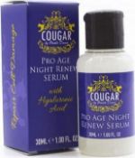 126 x Cougar Pro Age Night Renew Serum With Hyaluronic Acid 30ml