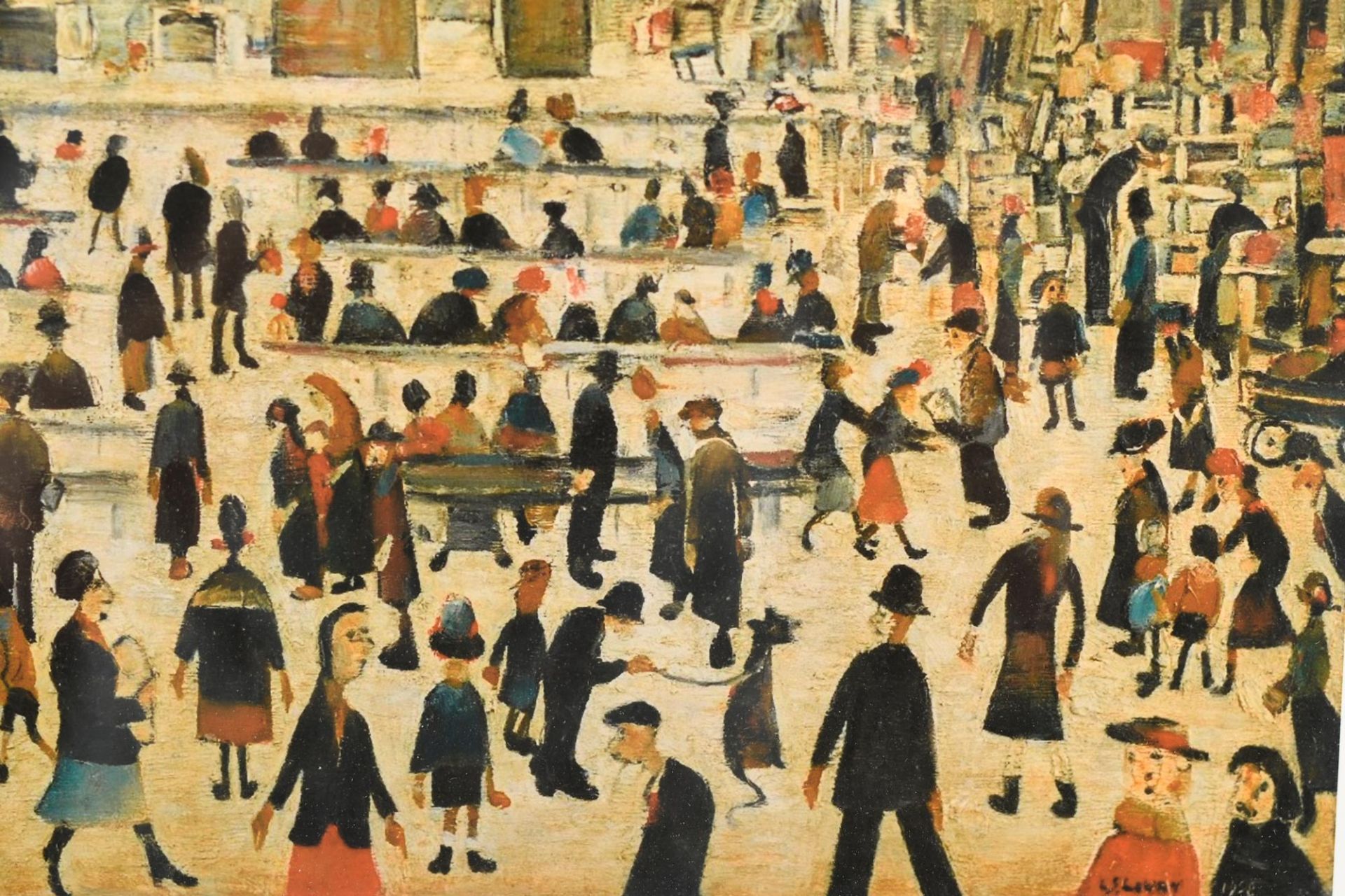 L.S. Lowry Limited Edition "The Auction" - Image 7 of 10