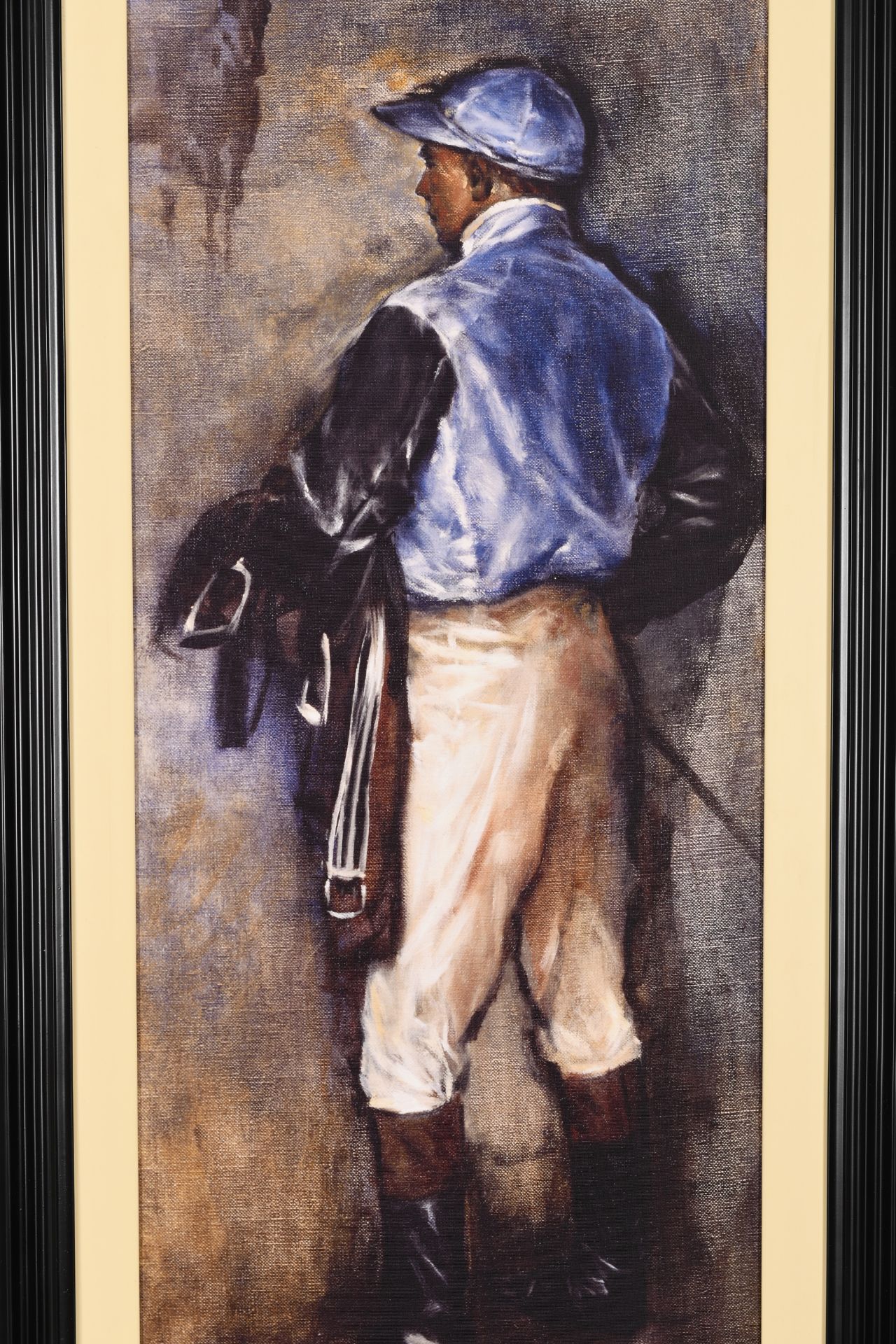 Jay Boyd Kirkman "Jockey in Blue" Canvas Edition - Image 3 of 9