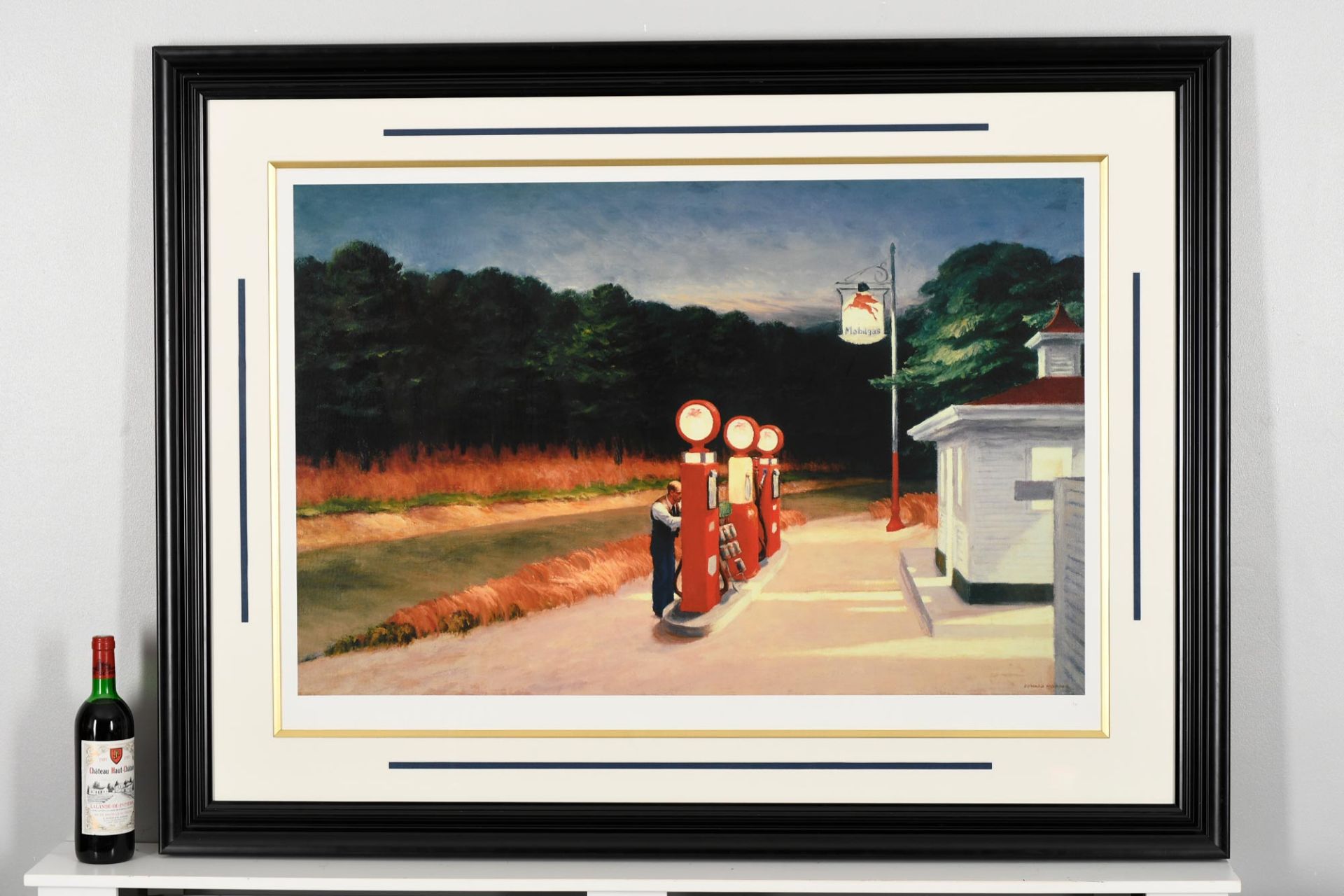 Rare Edward Hopper Limited Edition "Gas, 1940" Certificated. - Image 2 of 10