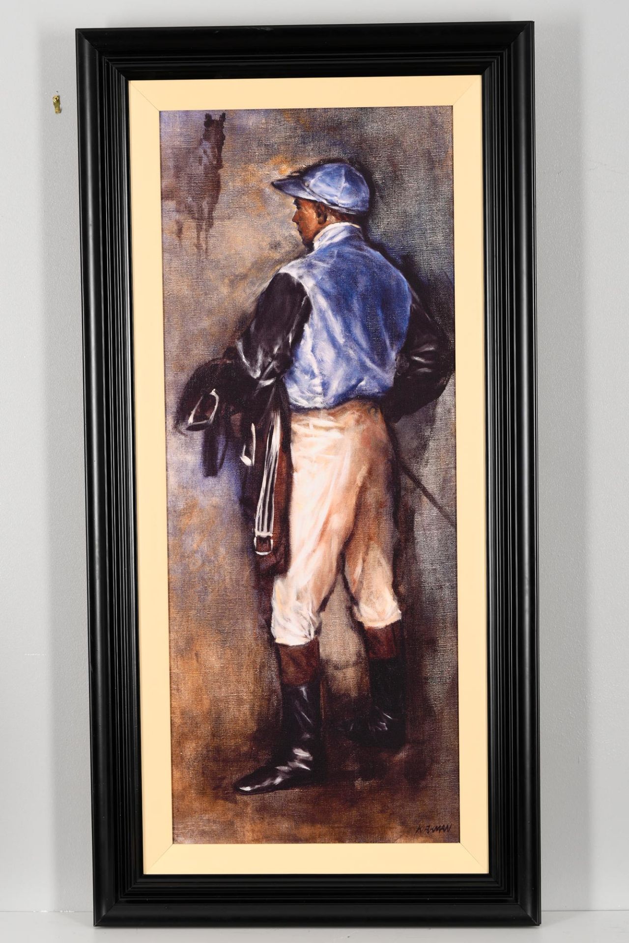 Jay Boyd Kirkman "Jockey in Blue" Canvas Edition