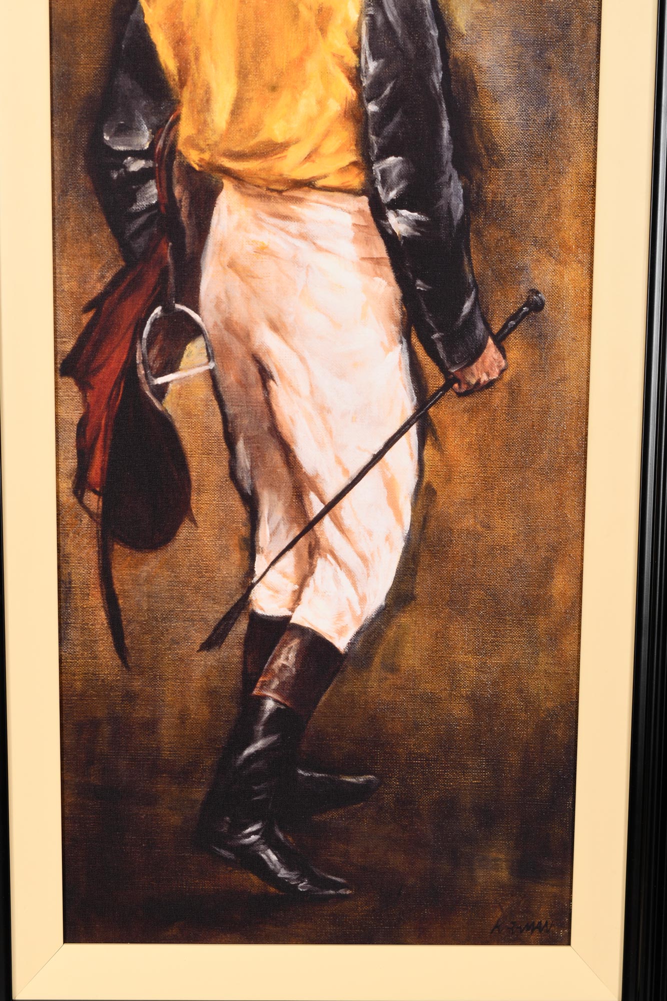 Jay Boyd Kirkman "Jockey in Gold" Canvas Edition - Image 4 of 9
