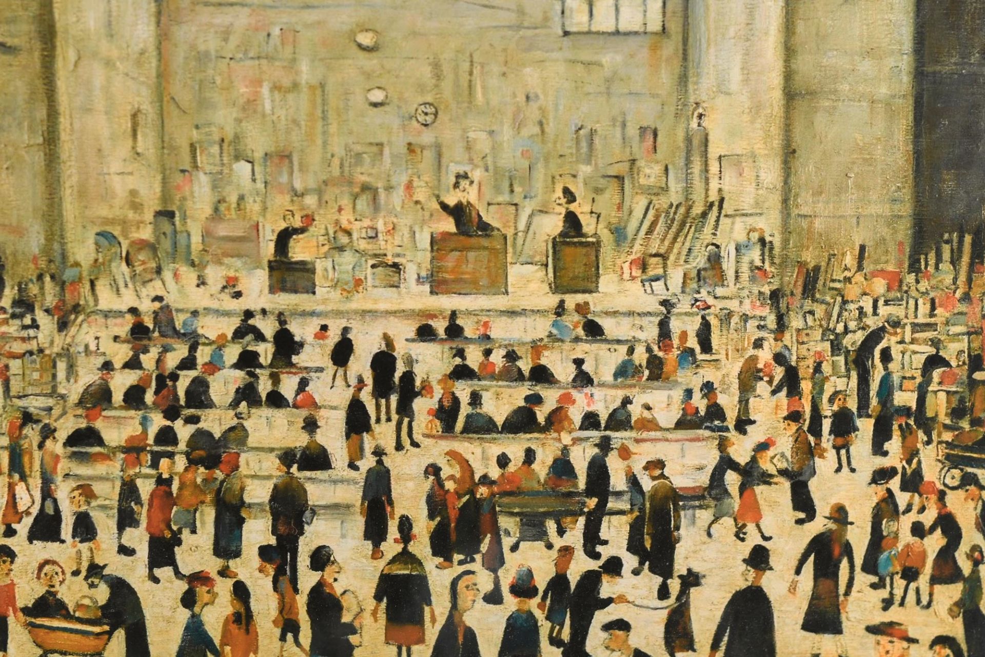 L.S. Lowry Limited Edition "The Auction" - Image 4 of 10