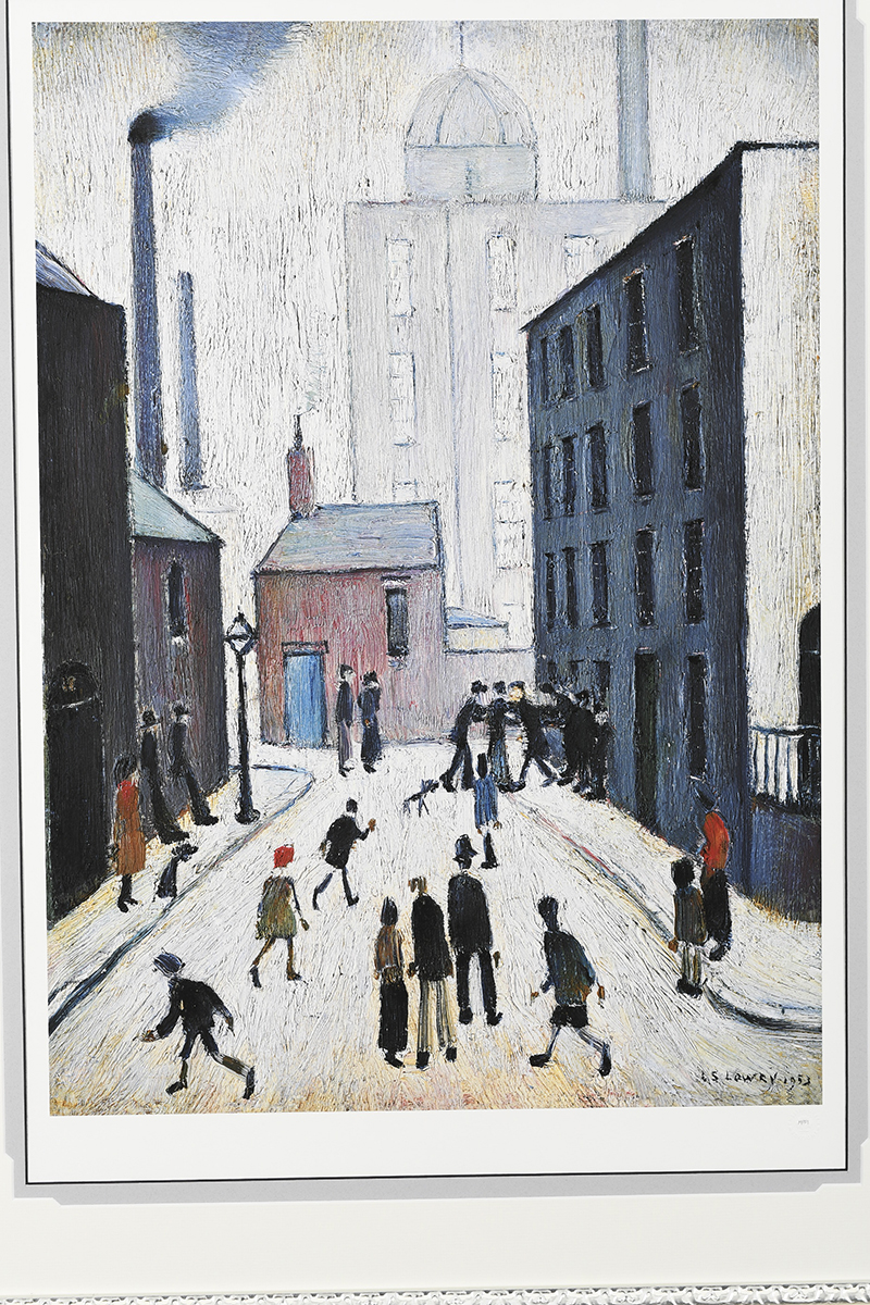 L.S. Lowry Limited Edition "Industrial Scene, 1953"