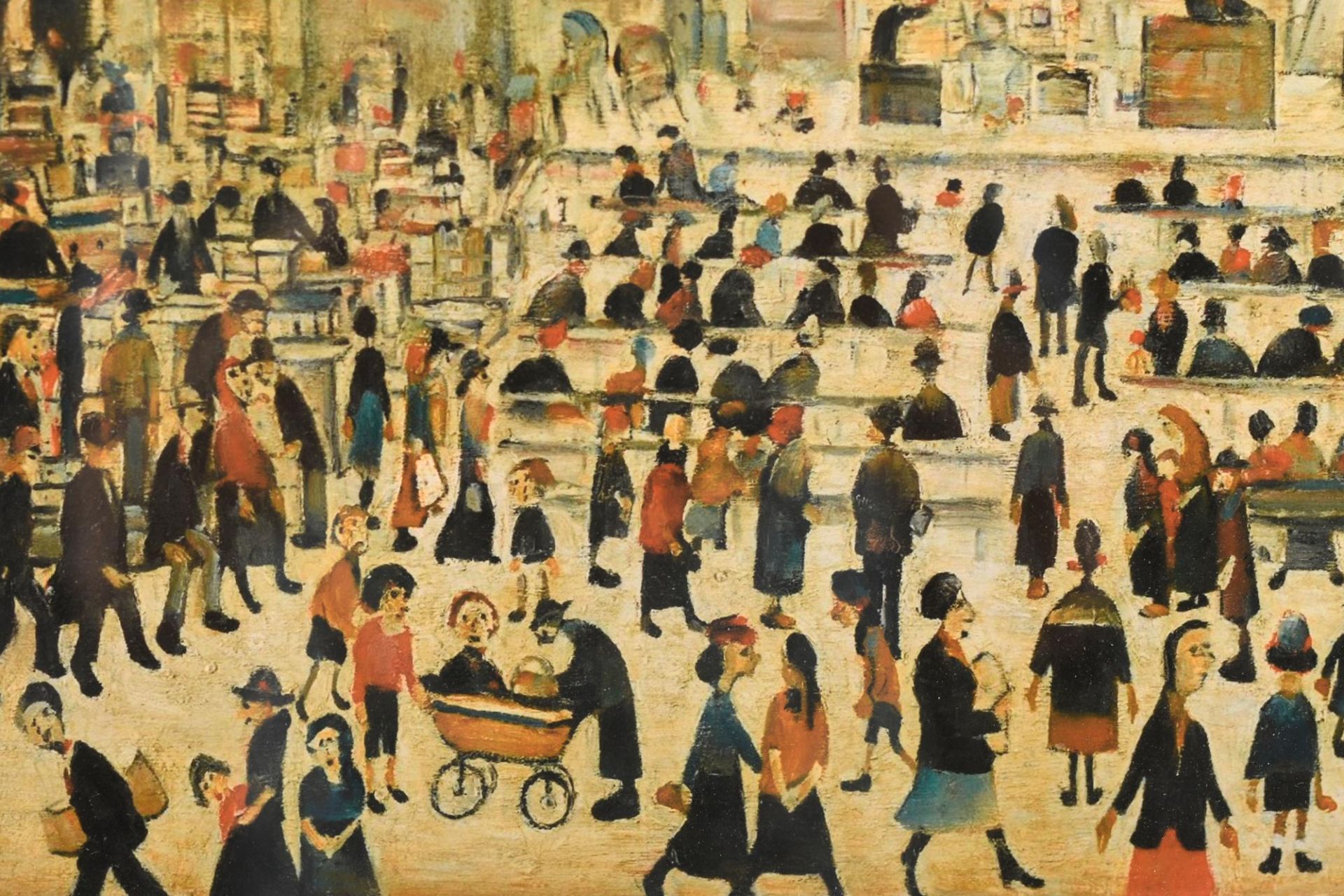 L.S. Lowry Limited Edition "The Auction" - Image 6 of 10
