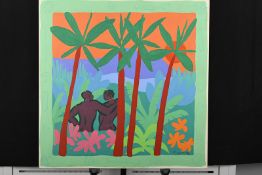 Original Painting by Gerry Baptist Titled "The Garden of Eden"
