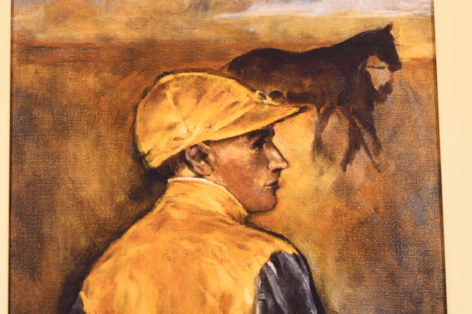 Jay Boyd Kirkman "Jockey in Gold" Canvas Edition - Image 5 of 9