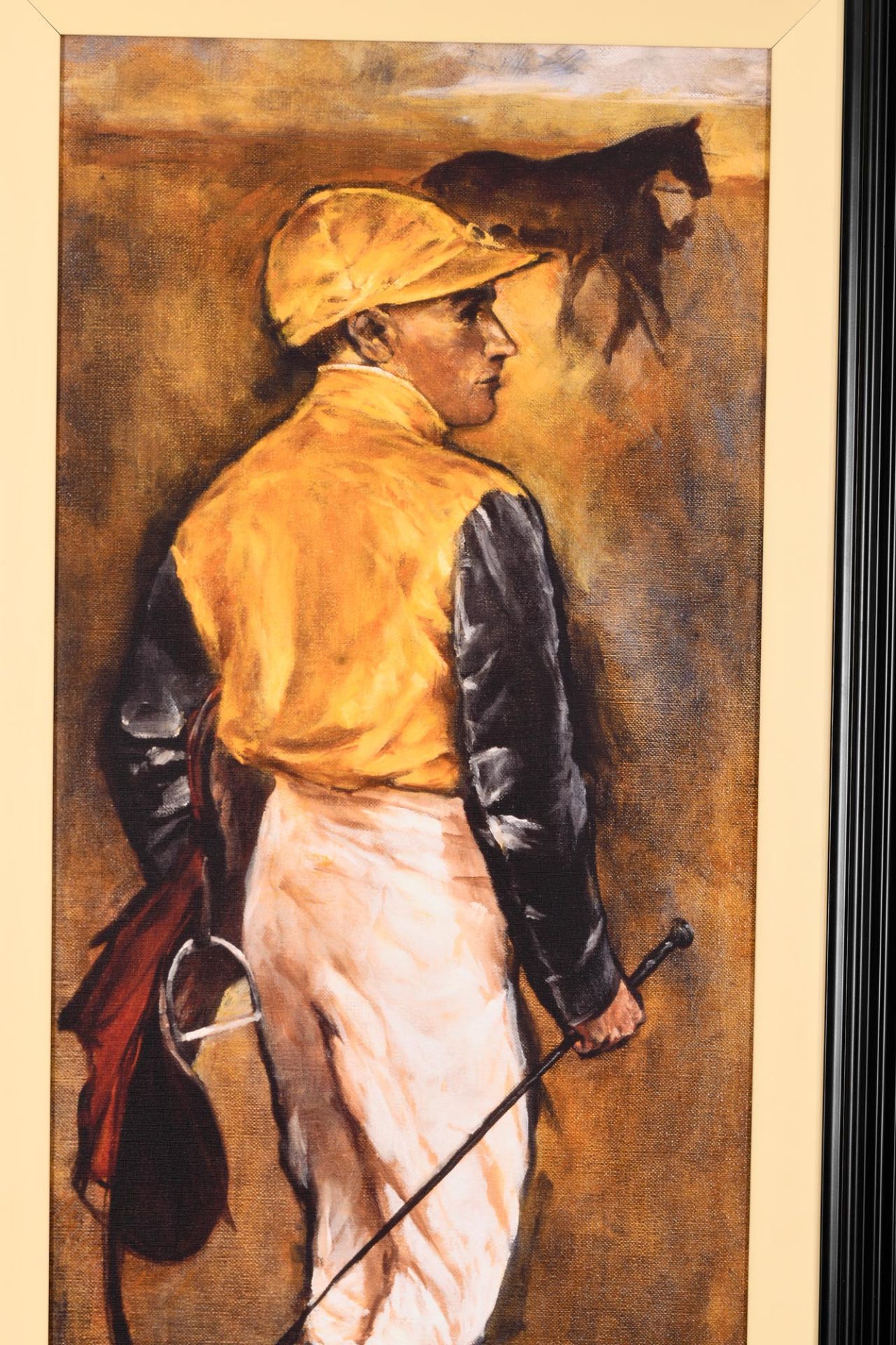 Jay Boyd Kirkman "Jockey in Gold" Canvas Edition - Image 3 of 9