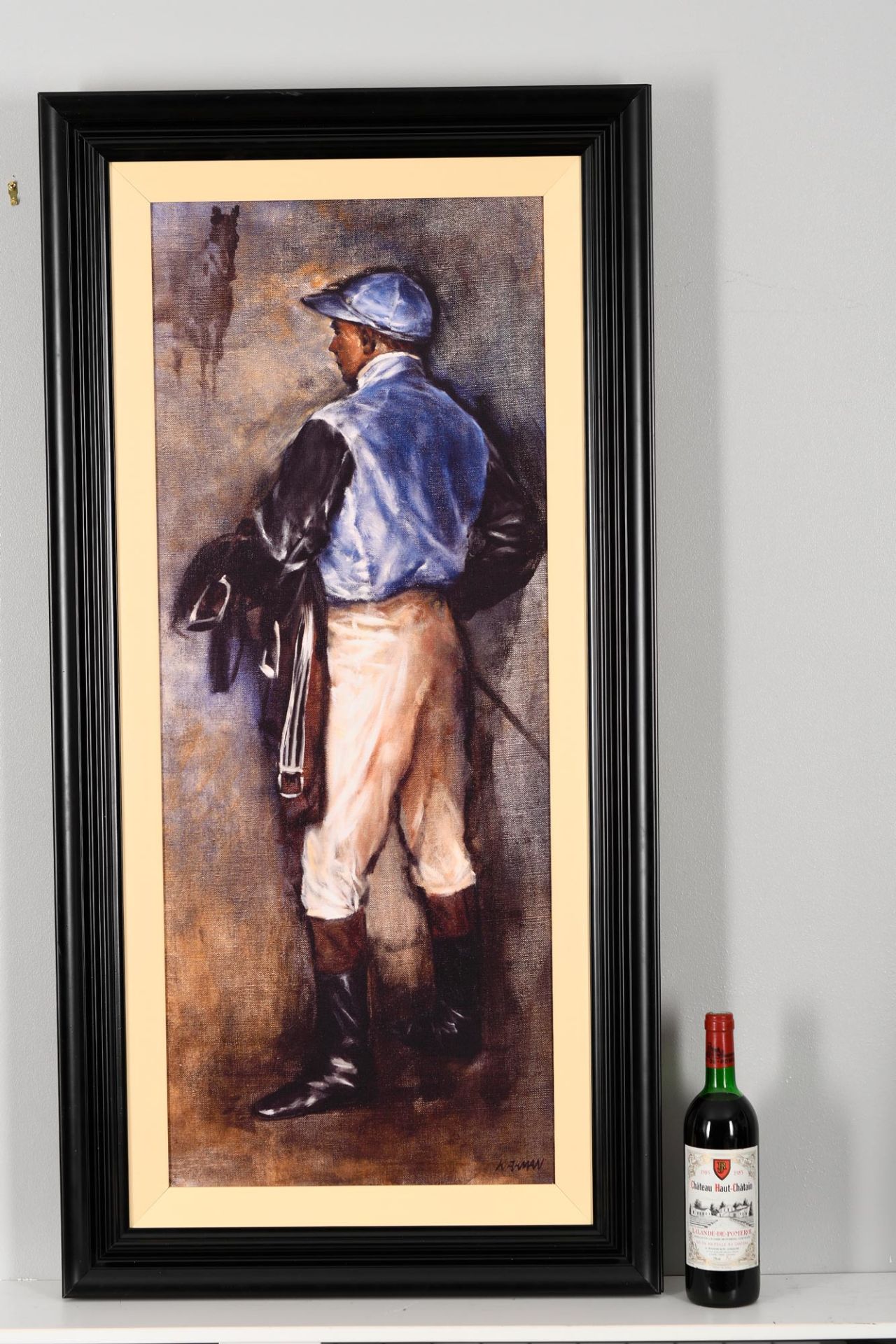 Jay Boyd Kirkman "Jockey in Blue" Canvas Edition - Image 2 of 9