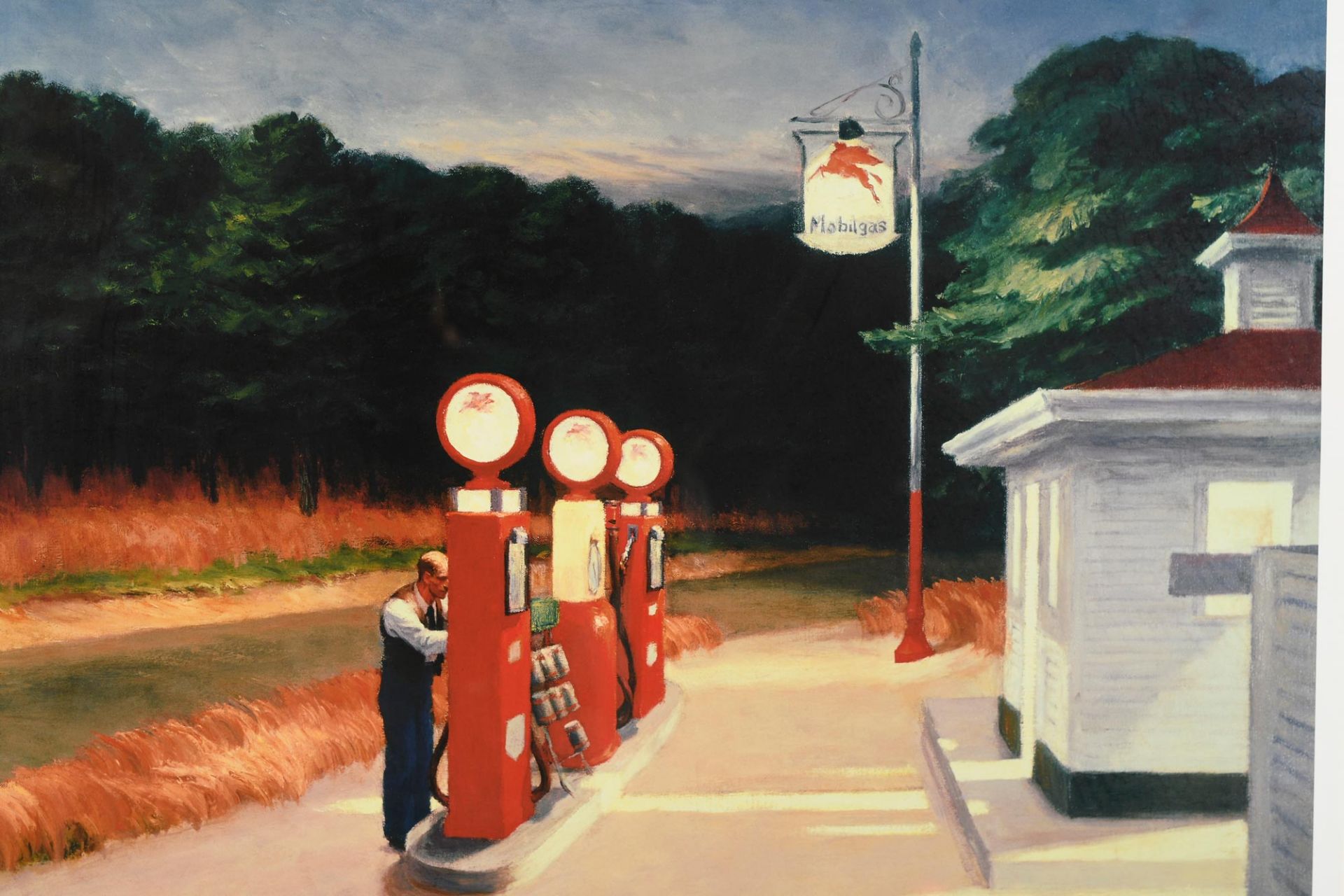 Rare Edward Hopper Limited Edition "Gas, 1940" Certificated. - Image 8 of 10