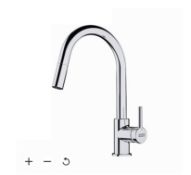 Brand New Boxed Franke Lina Chrome-plated Kitchen Side lever pull out Tap RRP £135 **No Vat**