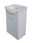 Brand New Boxed Elmley 500mm Vanity Unit High Glossy with Ceramic Basin RRP £110 **No Vat**