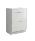 Brand New Boxed House Beautiful ele-ment(s) 600mm Floorstanding Vanity Unit with Basin RRP £450