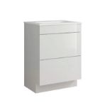 Brand New Boxed House Beautiful ele-ment(s) 600mm Floorstanding Vanity Unit with Basin RRP £450