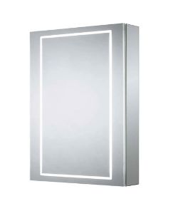 Brand New Boxed Castor Single Door LED Mirror Cabinet 500x700mm RRP £380 **No Vat**