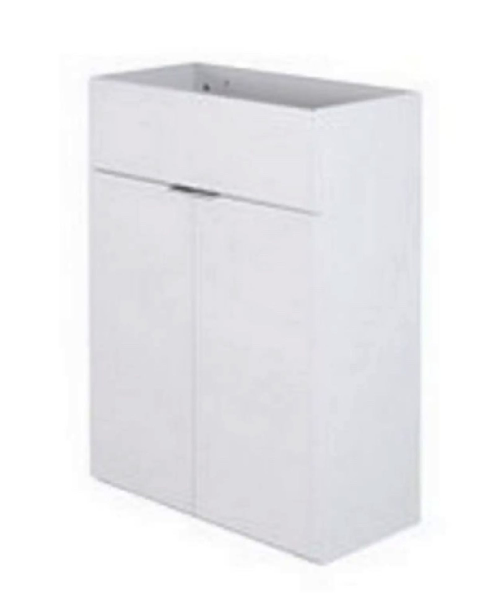 Brand New Boxed MyPlan 600mm Semi Inset Basin Unit - Arctic White RRP £130 **No Vat**