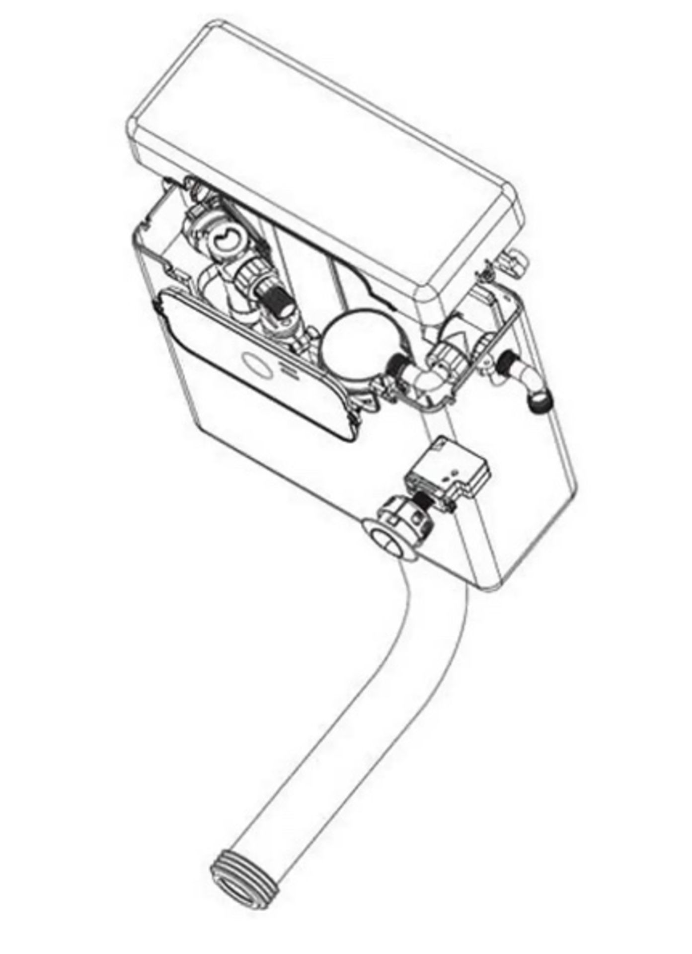 Brand New Boxed Top Access Dual Flush Concealed Cistern RRP £45 **No Vat**