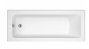 Brand New Madeira White Premiercast Single Ended Straight Bath - 1600 x 700mm RRP £285 **No Vat**
