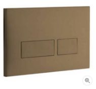 Brand New Boxed Flush plate - Brushed Bronze RRP £140 **No Vat**