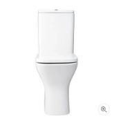 Brand New Boxed Scene Comfort Close Coupled Toilet with Soft Close Toilet Seat RRP £270 **No Vat*...